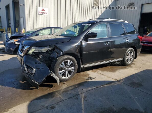 5N1DR2MN5JC674598 2018 NISSAN PATHFINDER Black Przód lewy