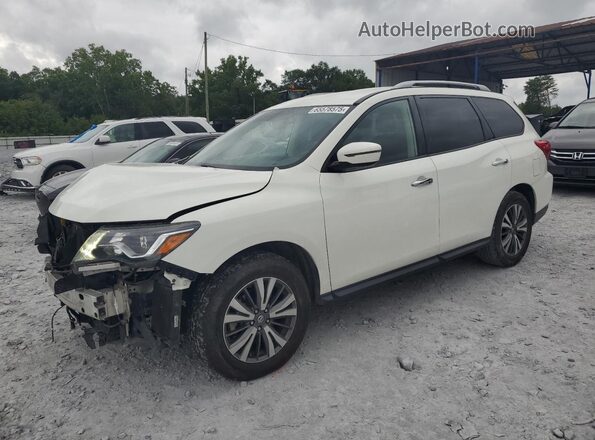 5N1DR2MN6JC603250 2018 NISSAN PATHFINDER Белый Передняя левая четверть