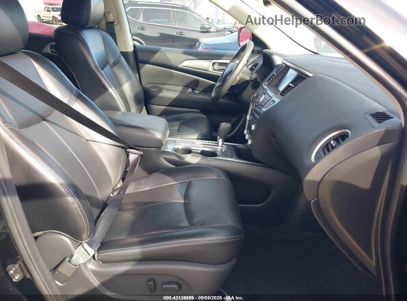 5N1DR2MN9JC625839 2018 NISSAN PATHFINDER Черный Вид салона спереди