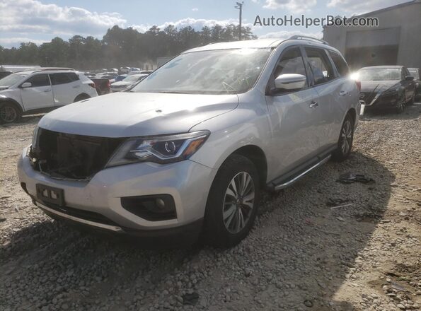 5N1DR2MNXJC625655 2018 NISSAN PATHFINDER Серебряный Задняя левая четверть