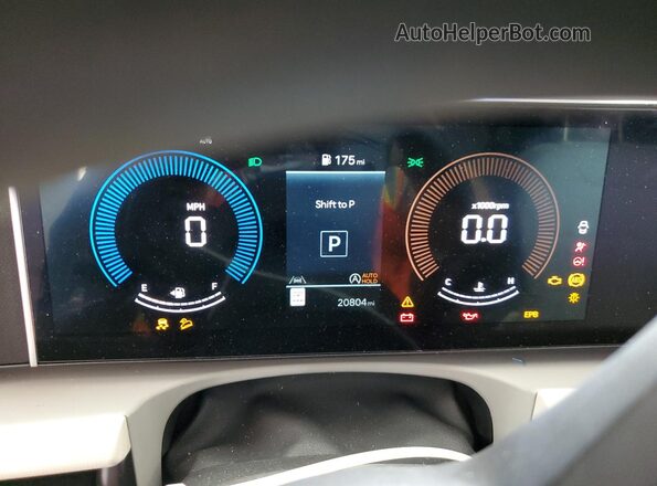 5NMJBCDEXSH506508 2025 HYUNDAI TUCSON Blue Widok zestawu wskaźników