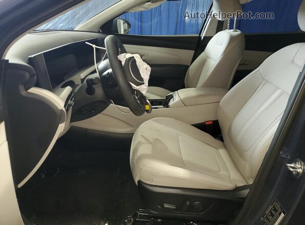 5NMJBCDEXSH506508 2025 HYUNDAI TUCSON Blue Widok wnętrza z przodu