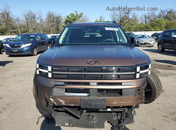 5NMP3DGL1SH126206 2025 HYUNDAI SANTA Brown წინა ხედი