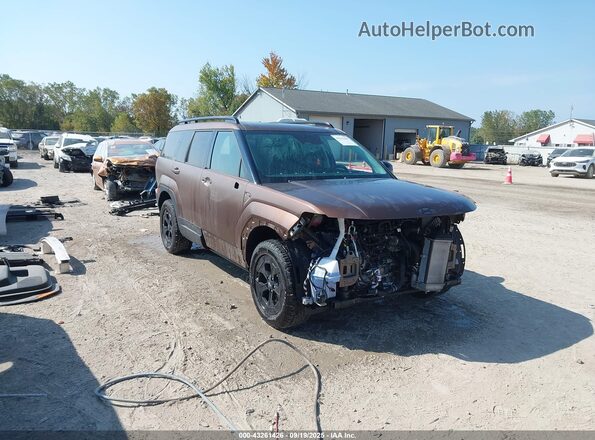 5NMP3DGL2RH050926 2024 HYUNDAI SANTA FE Коричневый Передняя правая четверть