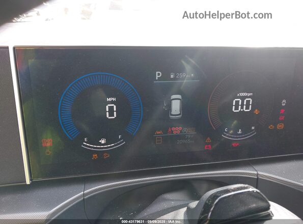 5NMP3DGL8RH020247 2024 HYUNDAI SANTA FE Silver Widok tylnych siedzeń
