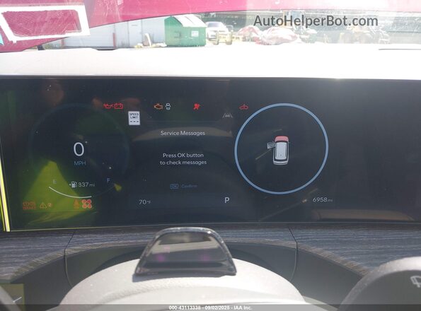 5NMP5DG19SH021390 2025 HYUNDAI SANTA FE HYBRID Red Вид задніх сидінь