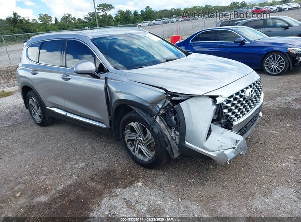 5NMS24AJ4MH334734 2021 HYUNDAI SANTA FE Серебряный Передняя правая четверть