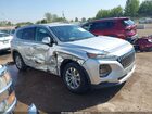 2020 Hyundai Santa Fe Se Silver vin: 5NMS2CAD1LH157028