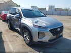 2020 Hyundai Santa Fe Se Silver vin: 5NMS2CAD8LH223543