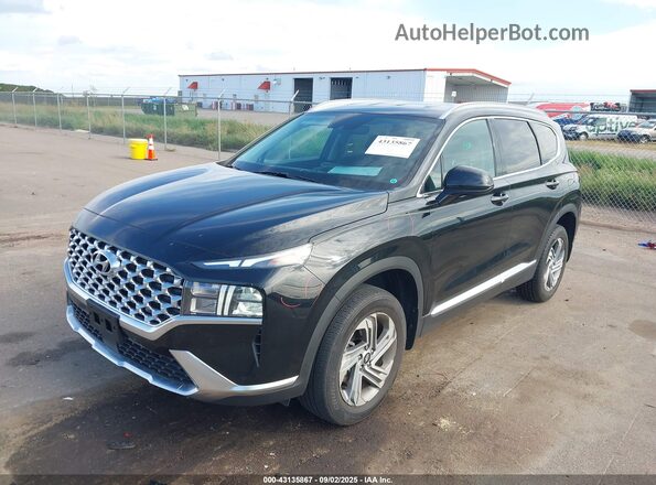 5NMS2DAJ0NH411472 2022 HYUNDAI SANTA FE Black Przód lewy
