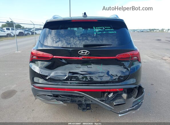 5NMS2DAJ0NH411472 2022 HYUNDAI SANTA FE Black 