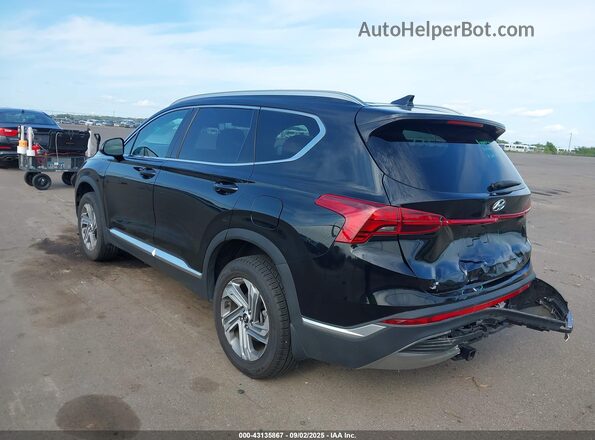 5NMS2DAJ0NH411472 2022 HYUNDAI SANTA FE Black Tył lewy