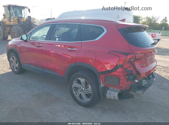 5NMS2DAJ1PH539108 2023 HYUNDAI SANTA FE Красный Задняя левая четверть