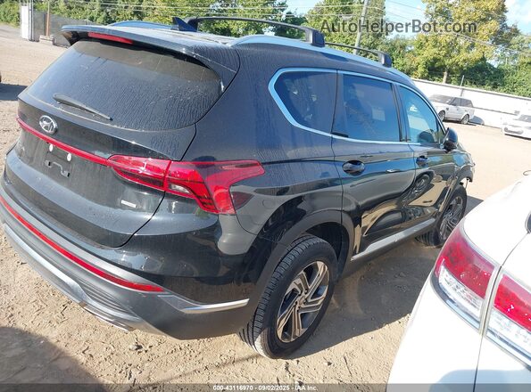 5NMS2DAJ2NH398093 2022 HYUNDAI SANTA FE Черный Задняя правая четверть