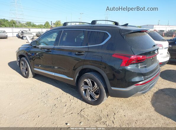 5NMS2DAJ2NH398093 2022 HYUNDAI SANTA FE Черный Задняя левая четверть