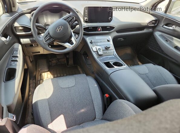 5NMS2DAJXNH437528 2022 HYUNDAI SANTA Blue Вид панелі приладів
