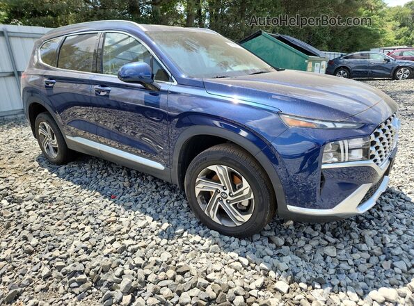 5NMS2DAJXNH437528 2022 HYUNDAI SANTA Blue Передня права чверть