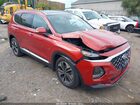 2020 Hyundai Santa Fe Sel 2.0t Burgundy vin: 5NMS3CAA9LH185033