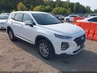 2020 Hyundai Santa Fe Sel White vin: 5NMS3CAD7LH206438