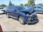 2020 Hyundai Santa Fe Sel Blue vin: 5NMS3CAD7LH212675