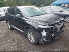 2020 Hyundai Santa Fe Sel Black vin: 5NMS3CAD9LH249162