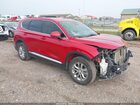 2020 Hyundai Santa Fe Sel Red vin: 5NMS3CADXLH230815