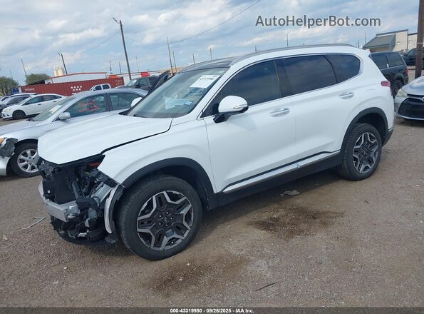 5NMS3DA14PH002746 2023 HYUNDAI SANTA FE HYBRID Белый Передняя левая четверть