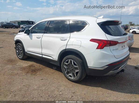 5NMS3DA14PH002746 2023 HYUNDAI SANTA FE HYBRID Белый Задняя левая четверть