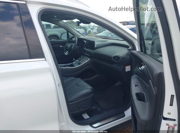 5NMS3DA14PH002746 2023 HYUNDAI SANTA FE HYBRID Белый Вид салона спереди