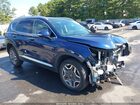 2022 Hyundai Santa Fe Limited Blue vin: 5NMS4DAL4NH411910