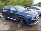 2021 Hyundai Santa Fe Limited Синий vin: 5NMS4DAL9MH356711