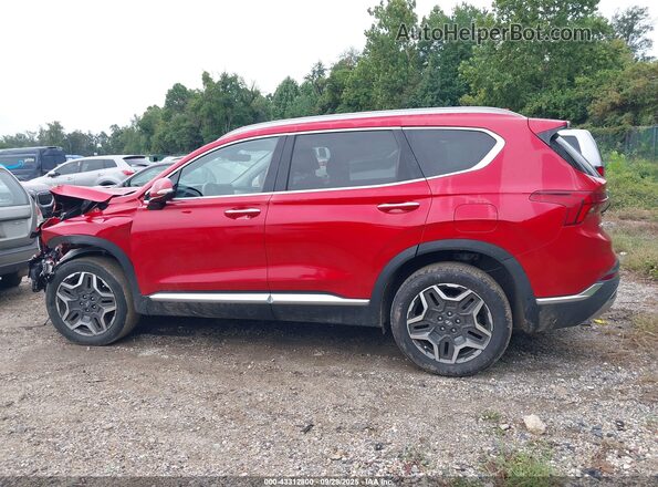 5NMS4DALXMH315956 2021 HYUNDAI SANTA FE Red 