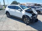 2020 Hyundai Santa Fe Limited White vin: 5NMS53AD7LH274538