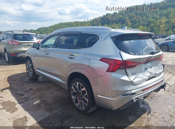 5NMS5DAL7PH585633 2023 HYUNDAI SANTA FE CALLIGRAPHY Silver Задня ліва чверть
