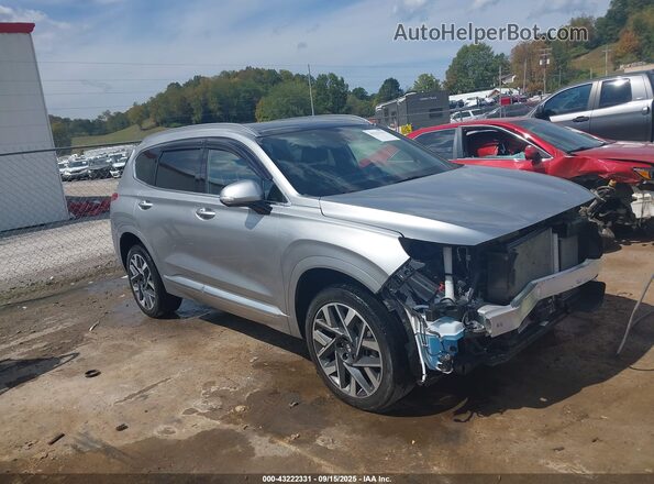 5NMS5DAL7PH585633 2023 HYUNDAI SANTA FE CALLIGRAPHY Silver Передня права чверть
