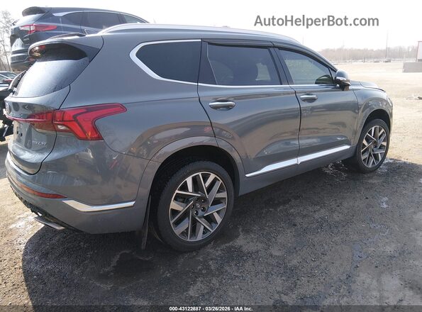 5NMS5DAL9PH482861 2023 HYUNDAI SANTA FE CALLIGRAPHY Gray Tył prawy