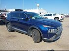 2021 Hyundai Santa Fe Sel Синий vin: 5NMS64AJ4MH296541