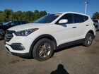 2018 Hyundai Santa Fe Sport White vin: 5NMZTDLB1JH095625