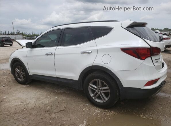 5NMZU3LB7JH059591 2018 HYUNDAI SANTA White Tył lewy