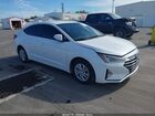 2019 Hyundai Elantra Se White vin: 5NPD74LF2KH476826
