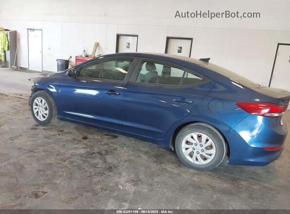 5NPD74LF6HH183424 2017 HYUNDAI ELANTRA Blue Задня ліва чверть