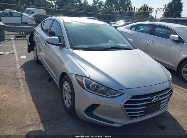 5NPD74LF7HH067844 2017 HYUNDAI ELANTRA Silver Передня права чверть