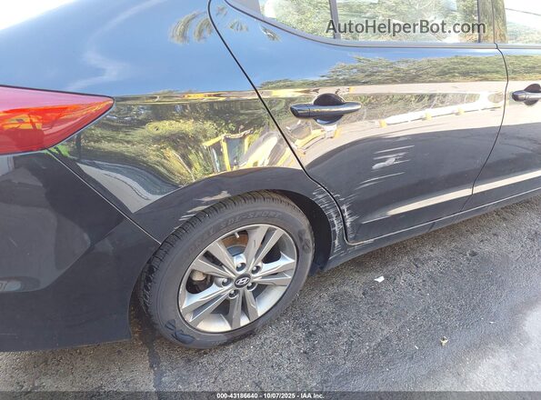 5NPD84LF2JH391223 2018 HYUNDAI ELANTRA Black Vista frontal