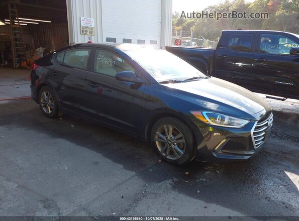 5NPD84LF2JH391223 2018 HYUNDAI ELANTRA Black Delantero derecho