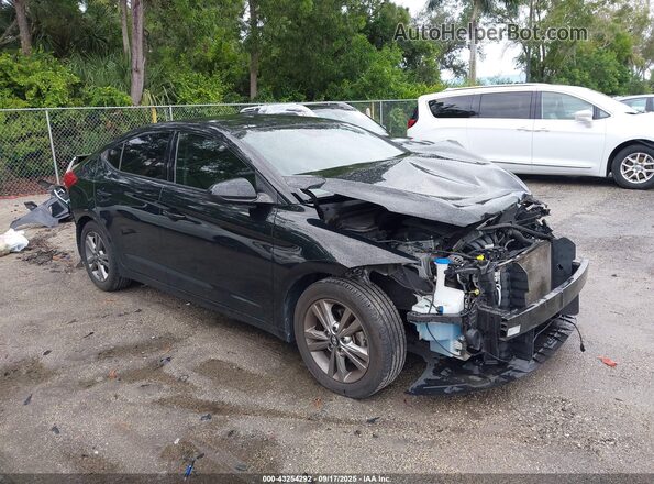 5NPD84LF3JH333203 2018 HYUNDAI ELANTRA Black Передня права чверть