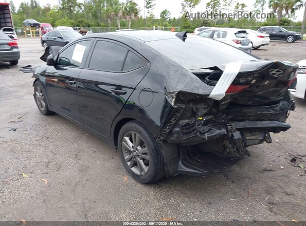 5NPD84LF3JH333203 2018 HYUNDAI ELANTRA Black Задня ліва чверть