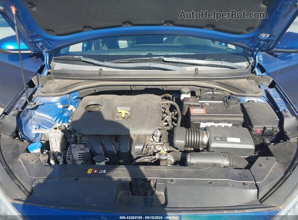 5NPD84LF3KH410654 2019 HYUNDAI ELANTRA Blue Rear view