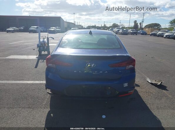 5NPD84LF3KH410654 2019 HYUNDAI ELANTRA Blue 