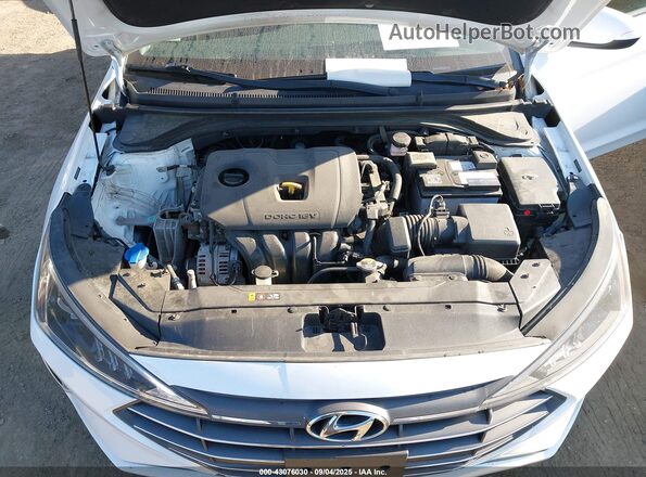 5NPD84LF4LH569507 2020 HYUNDAI ELANTRA White Հետևի տեսք
