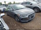 2018 Hyundai Elantra Sel Gray vin: 5NPD84LF5JH402506